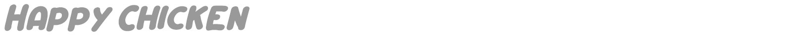 Happy Chicken font preview